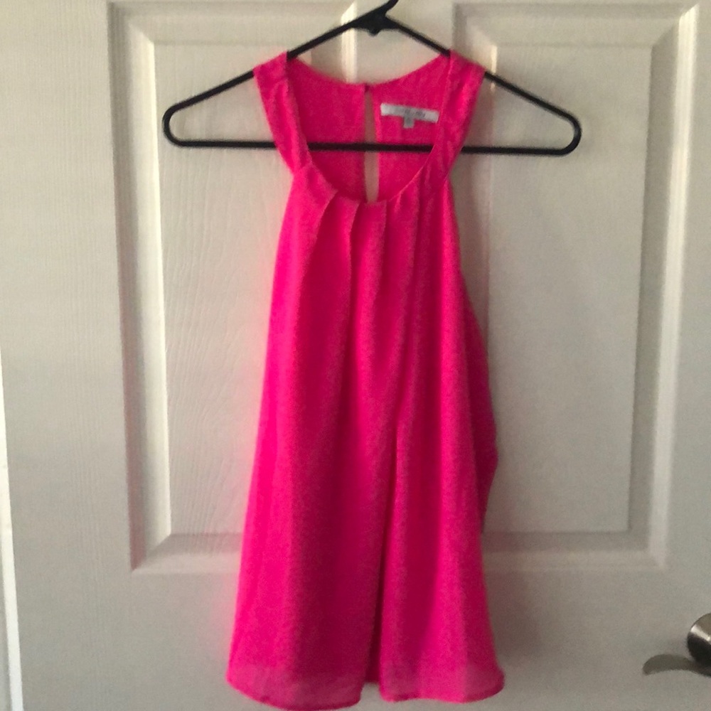 Naked Zebra Hot Pink Tank Top